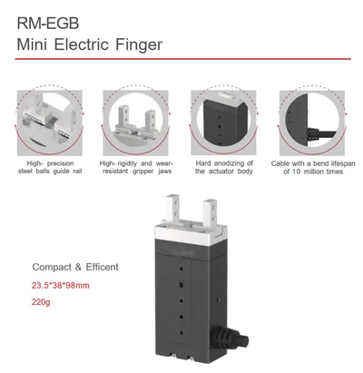 Robot Parallel Gripper End Effector /w Mounting Plate