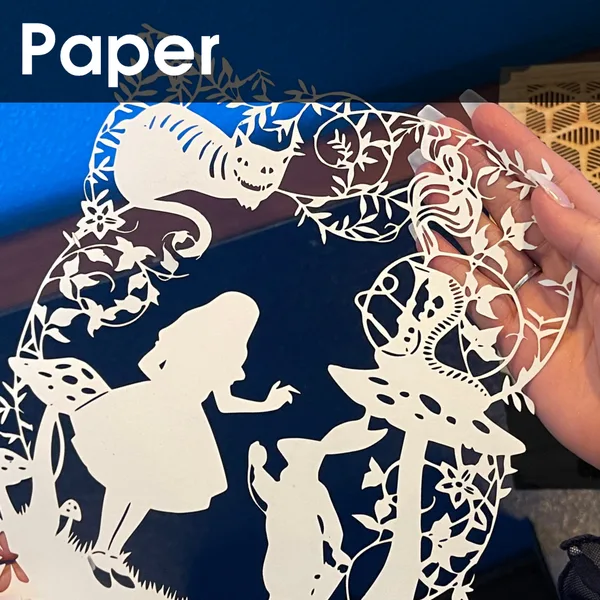 CO2 paper cutting
