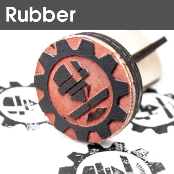 CO2 rubber stamp