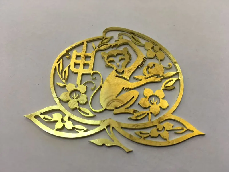 Brass zodiac cutout