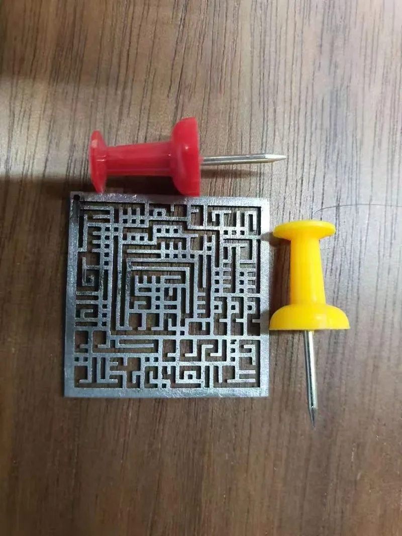 Micro steel maze