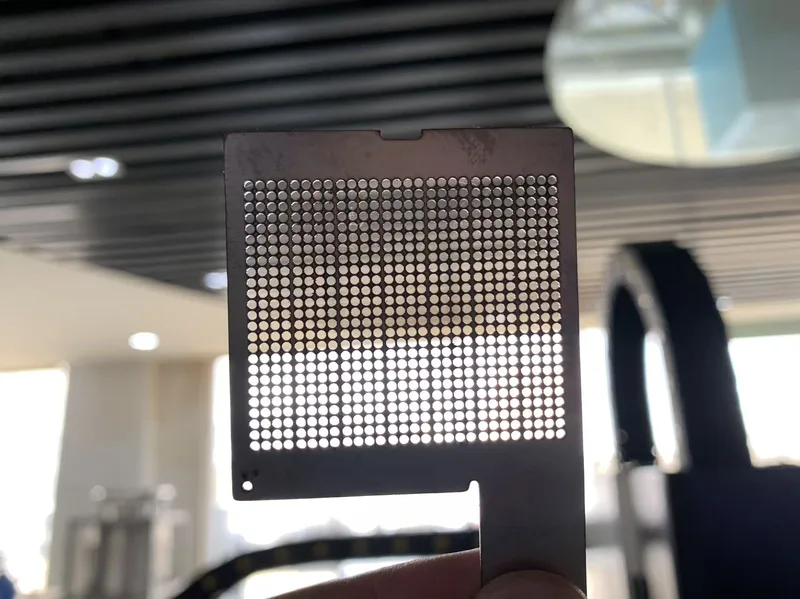 Steel screen stencil