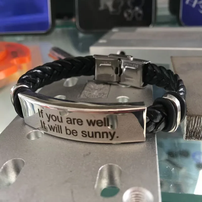 MOPA bracelet engraving