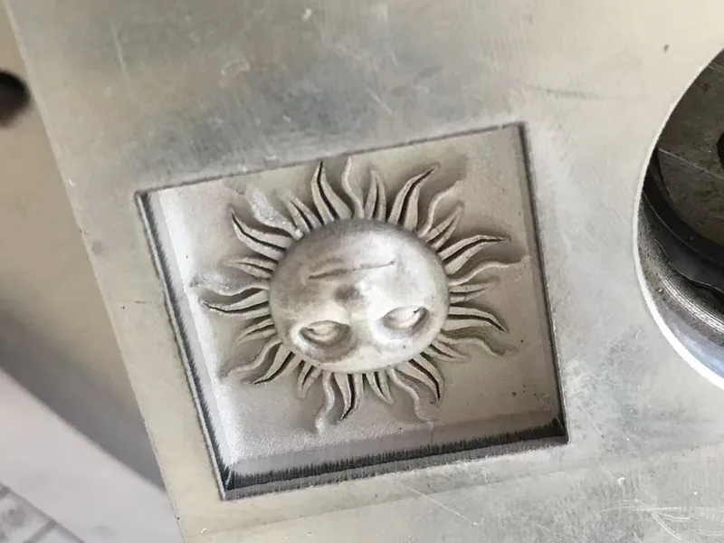 MOPA artistic relief engraving