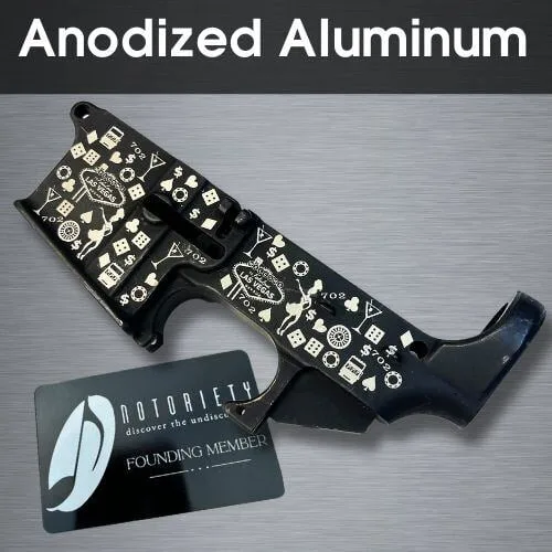 UV anodized aluminum