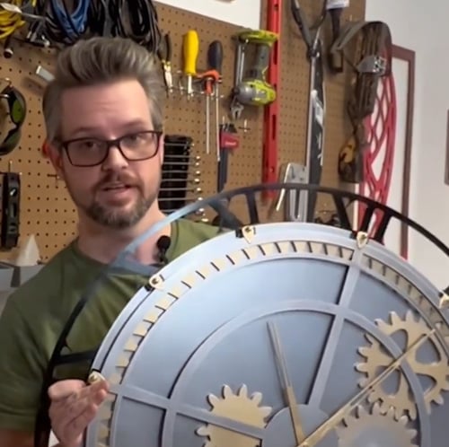#0109 Gear Clock (Advanced Build)