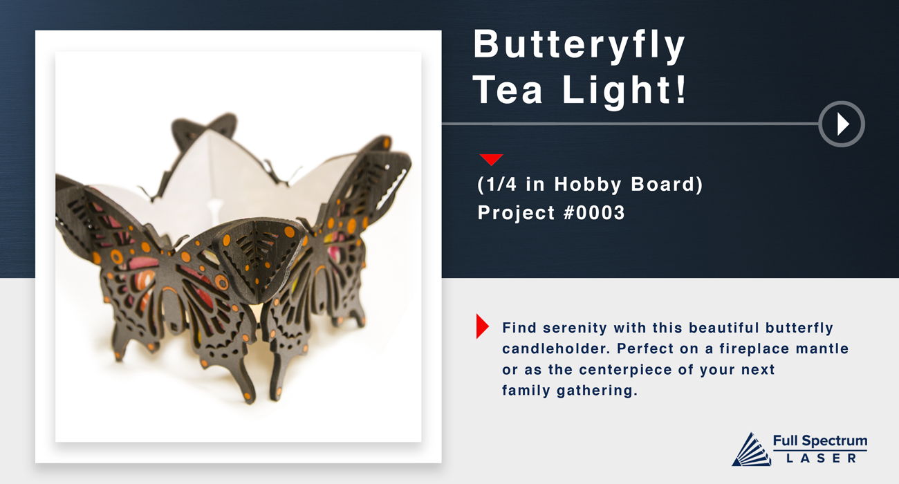 #0003 Butterfly Candle Holder