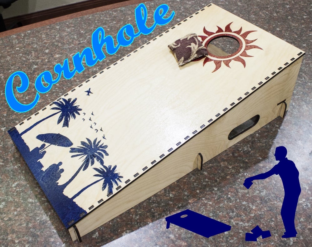 #0077 Laser Cut Cornhole