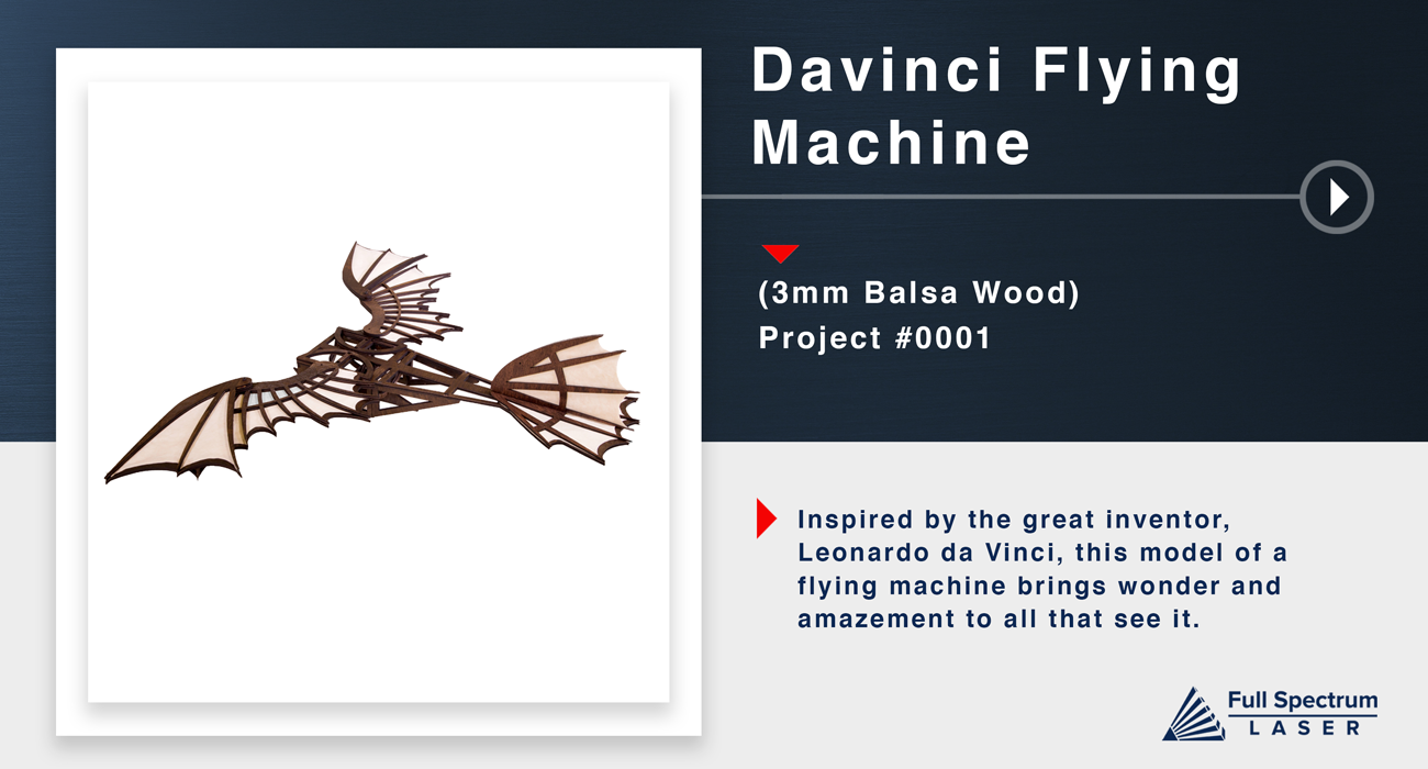 #0001 DaVinci Flying Machine