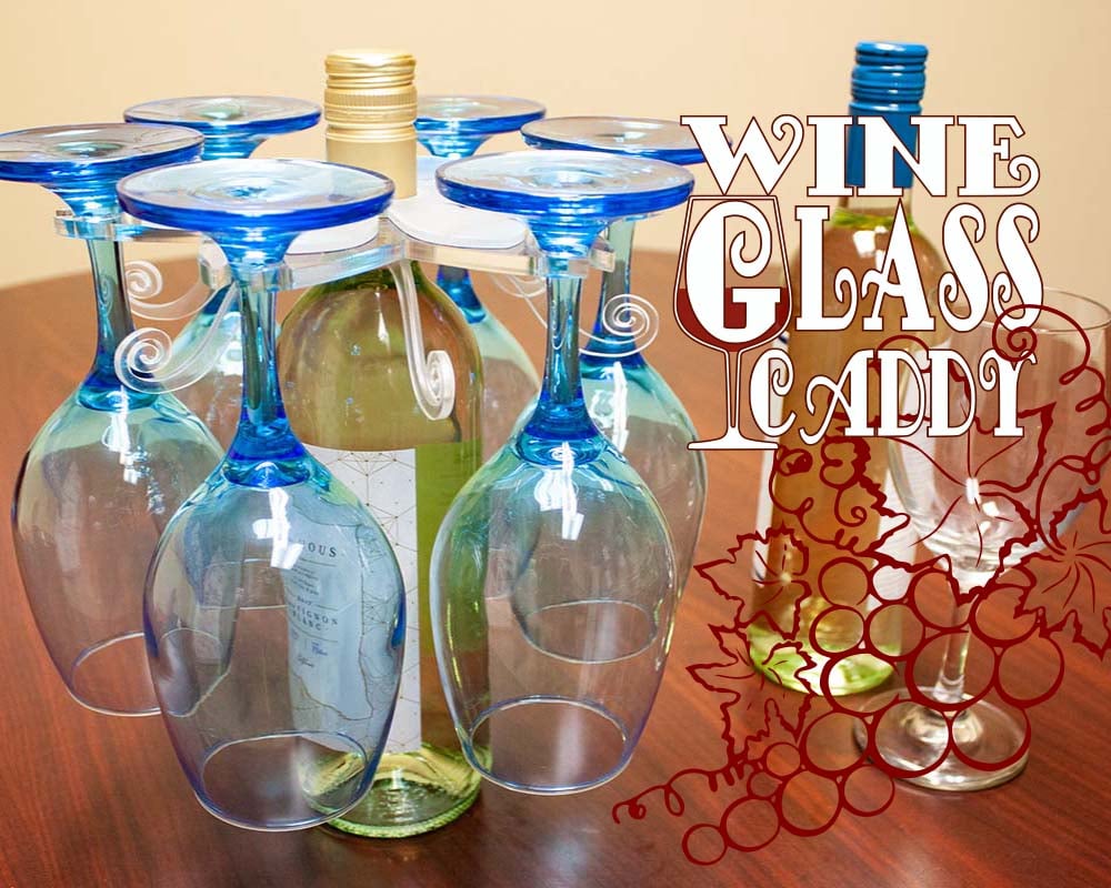 #0091 Flower Wine Caddy