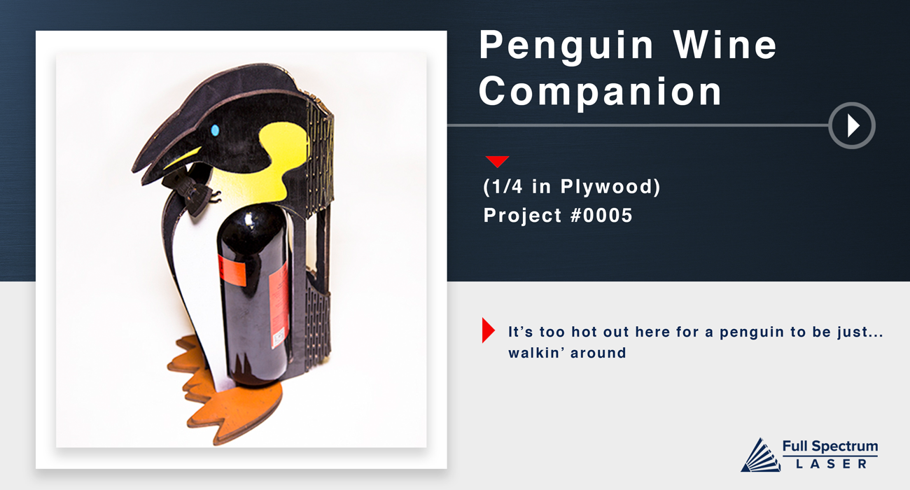 #0005 Penguin Bottle Carrier